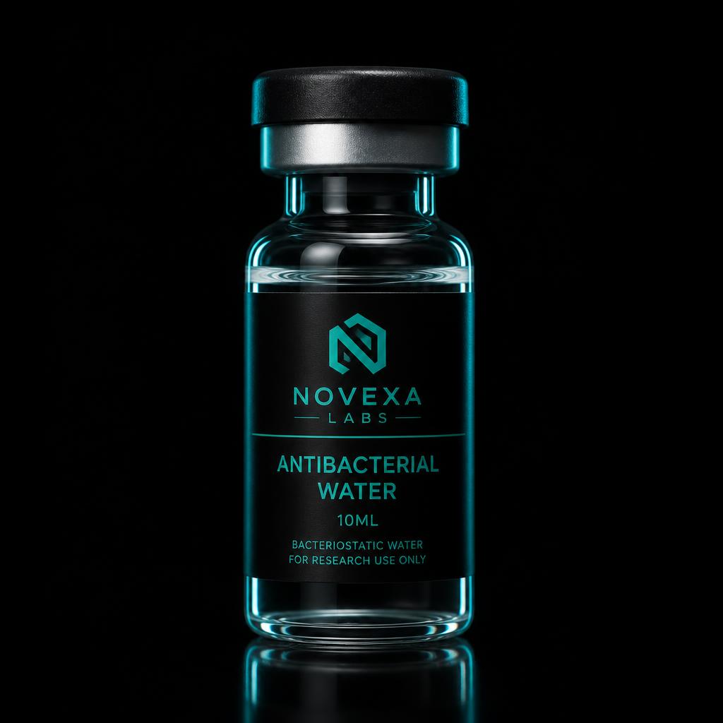 Antibacterial Water 10ML research peptide vial by Novexa Labs